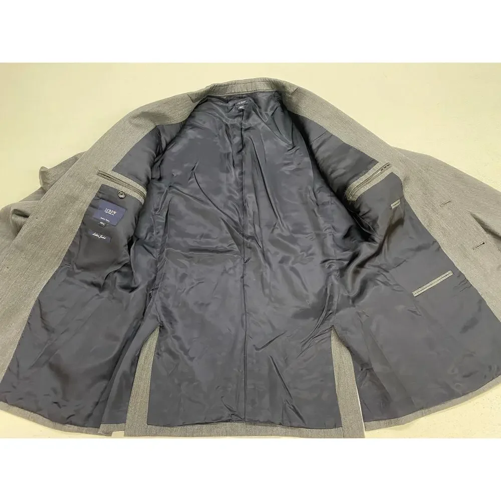 J. Crew Ludlow Italian Wool 2-button micro-herringbone suit jacket blazer, 40R